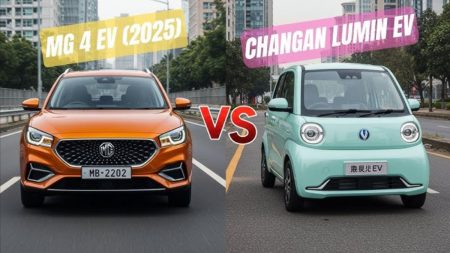 MG4 EV and Changan Lumin EV comparison in 2025