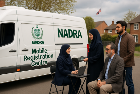 NADRA Mobile Registration Drive UK – CNIC & NICOP