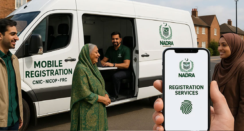 NADRA Mobile Registration Drive UK