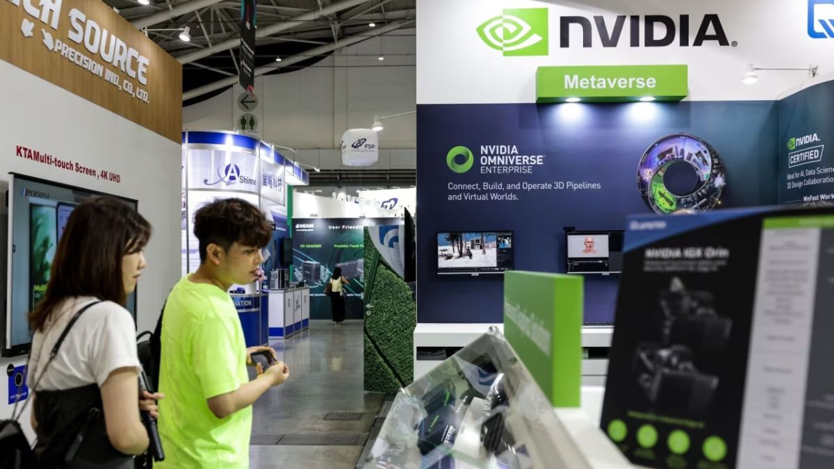 Nvidia CEO Jensen Huang leading AI revolution with Blackwell chips amid record Wall Street expectations in 2025