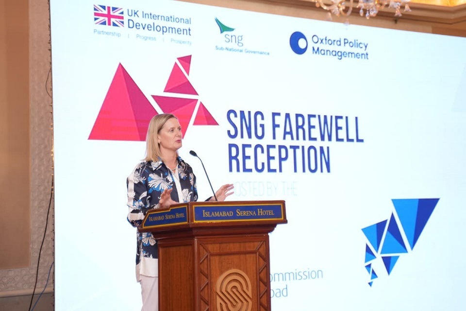 Pakistan saves billions through UK backed governance reforms