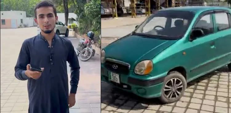 Pakistani Youth Converts Car into Smartphone-Driven Vehicle