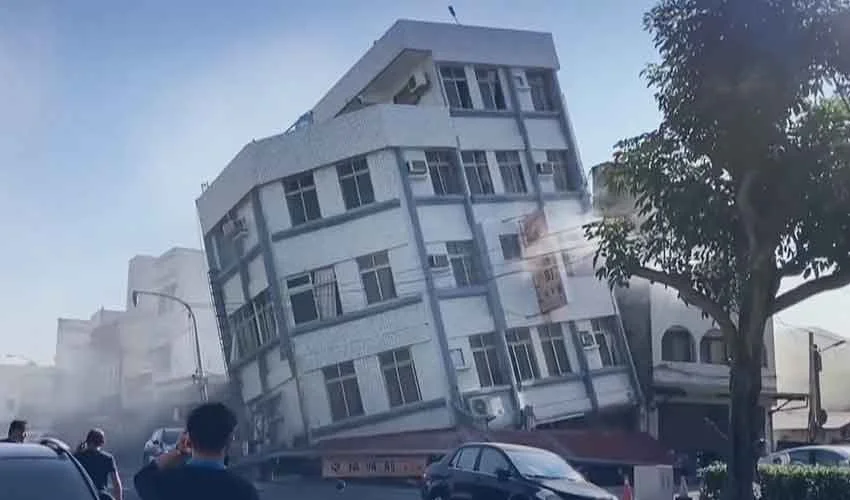 Strong 6.2 Magnitude Earthquake Hits Eastern Taiwan