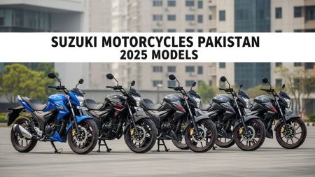 All Suzuki motorcycles models available in Pakistan 2025