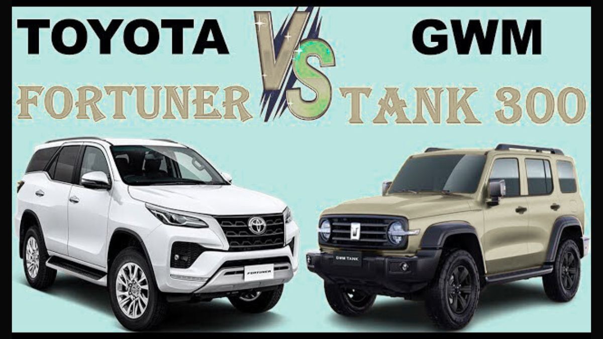 Fortuner vs GWM Tank 300 HEV SUV comparison in Pakistan
