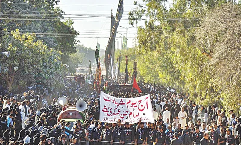 Karachi: Chup Tazia Procession Kicks Off at Nishtar Park