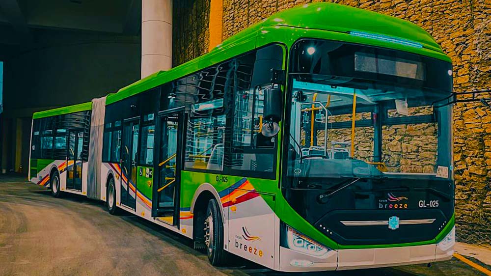 Karach Green Line Busses