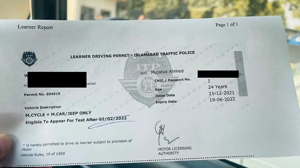 Learner Permit Service